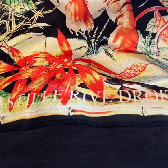 Bastille Rive Droite silk tiger applique shirt 🐯 - Picture 8 of 10